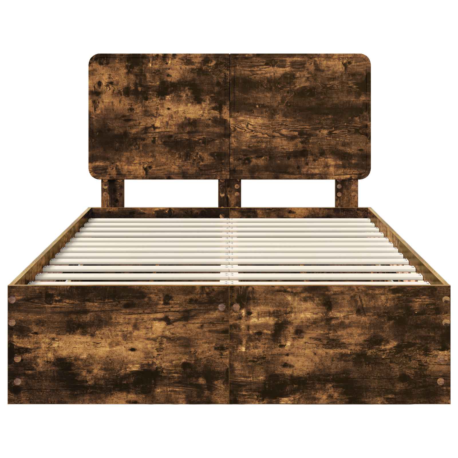 Struttura del letto con cassetto Rovere fumé 135 x 190 cm | homemem39