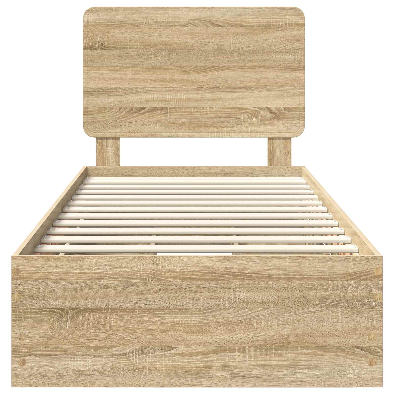 Struttura del letto con cassetto Rovere Sonoma 75 x 190 cm | homemem39