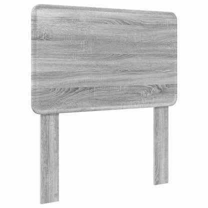 Letto con Contenitore con testiera Grigio Sonoma 100 x 200 cm | homemem39