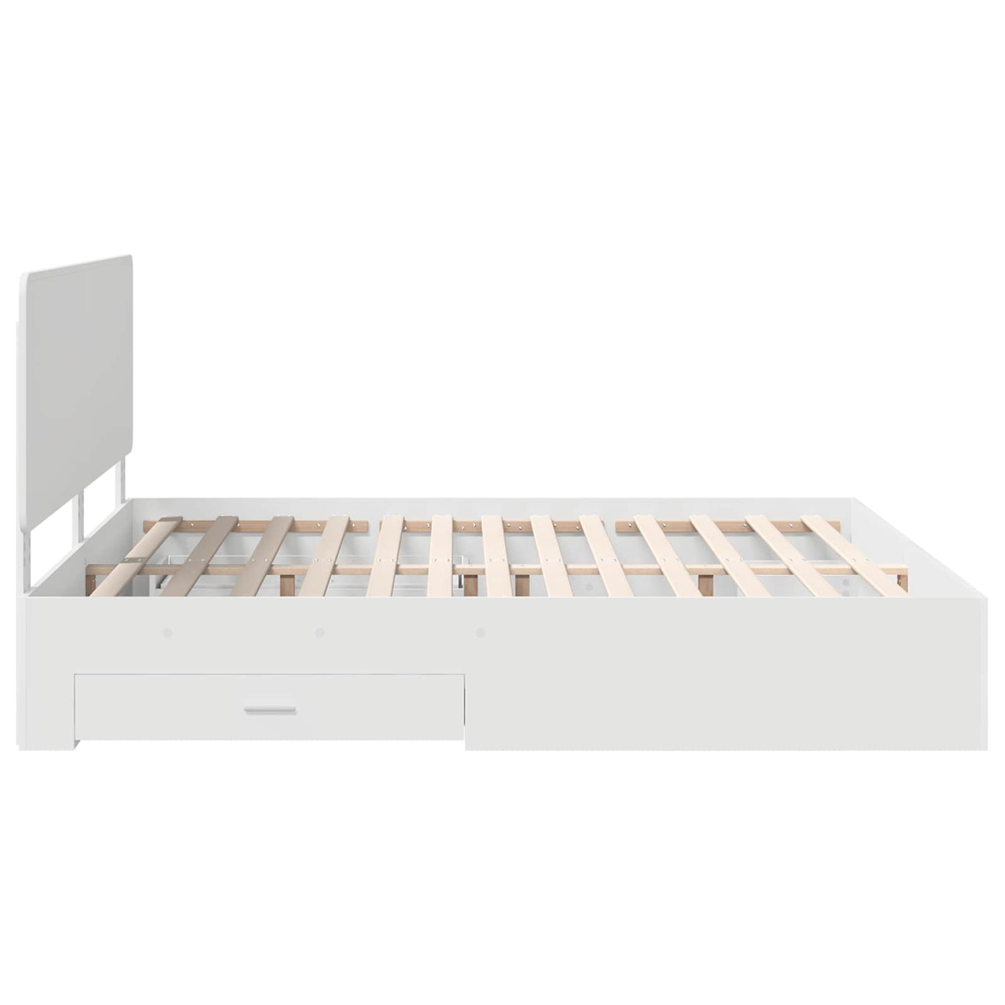 Struttura del letto Bianco 180 x 200 cm Legno multistrato | homemem39