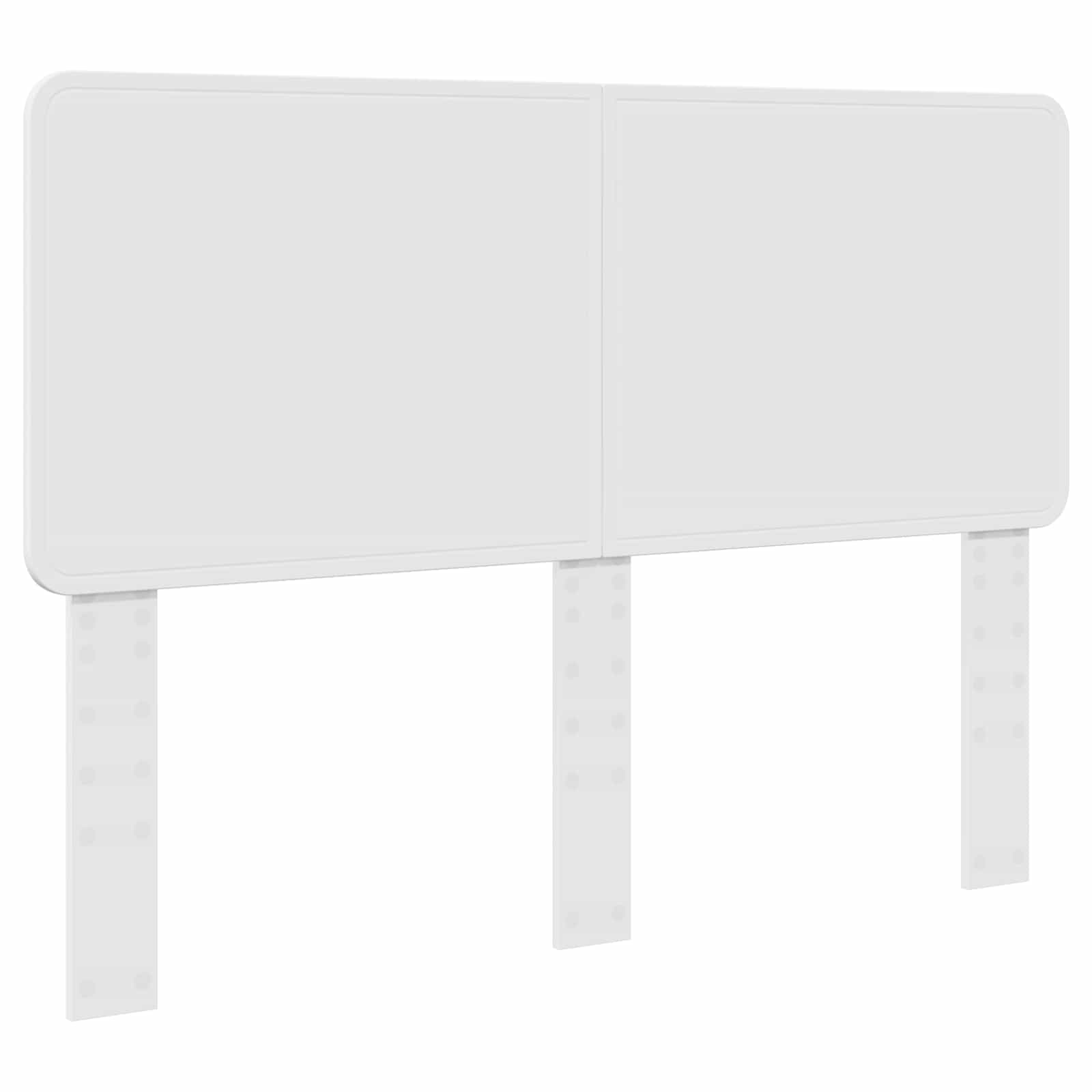 Struttura del letto Bianco 140 x 190 cm Legno multistrato | homemem39