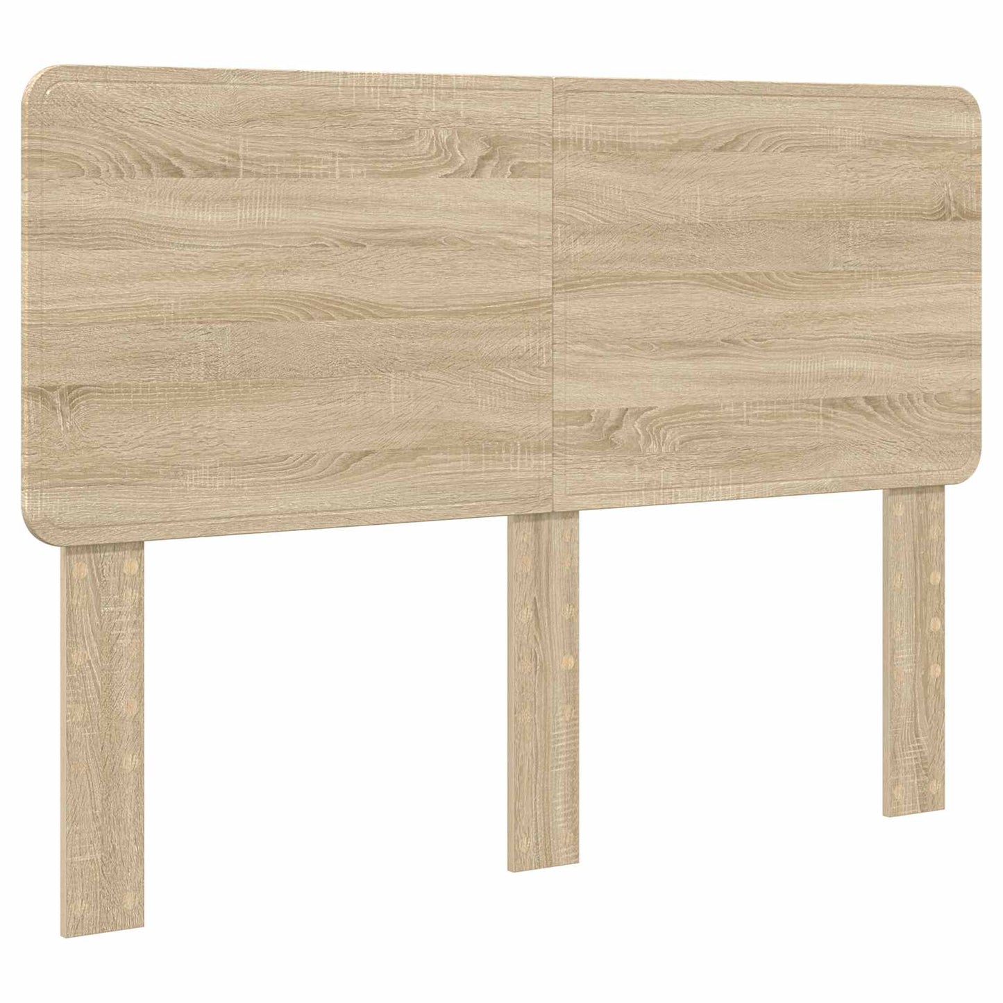 Struttura del letto con testiera Rovere Sonoma 140 x 190 cm | homemem39