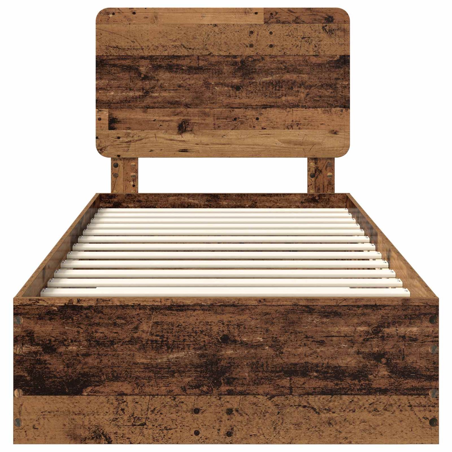 Struttura del letto Legno vecchio 90 x 200 cm Legno multistrato | homemem39
