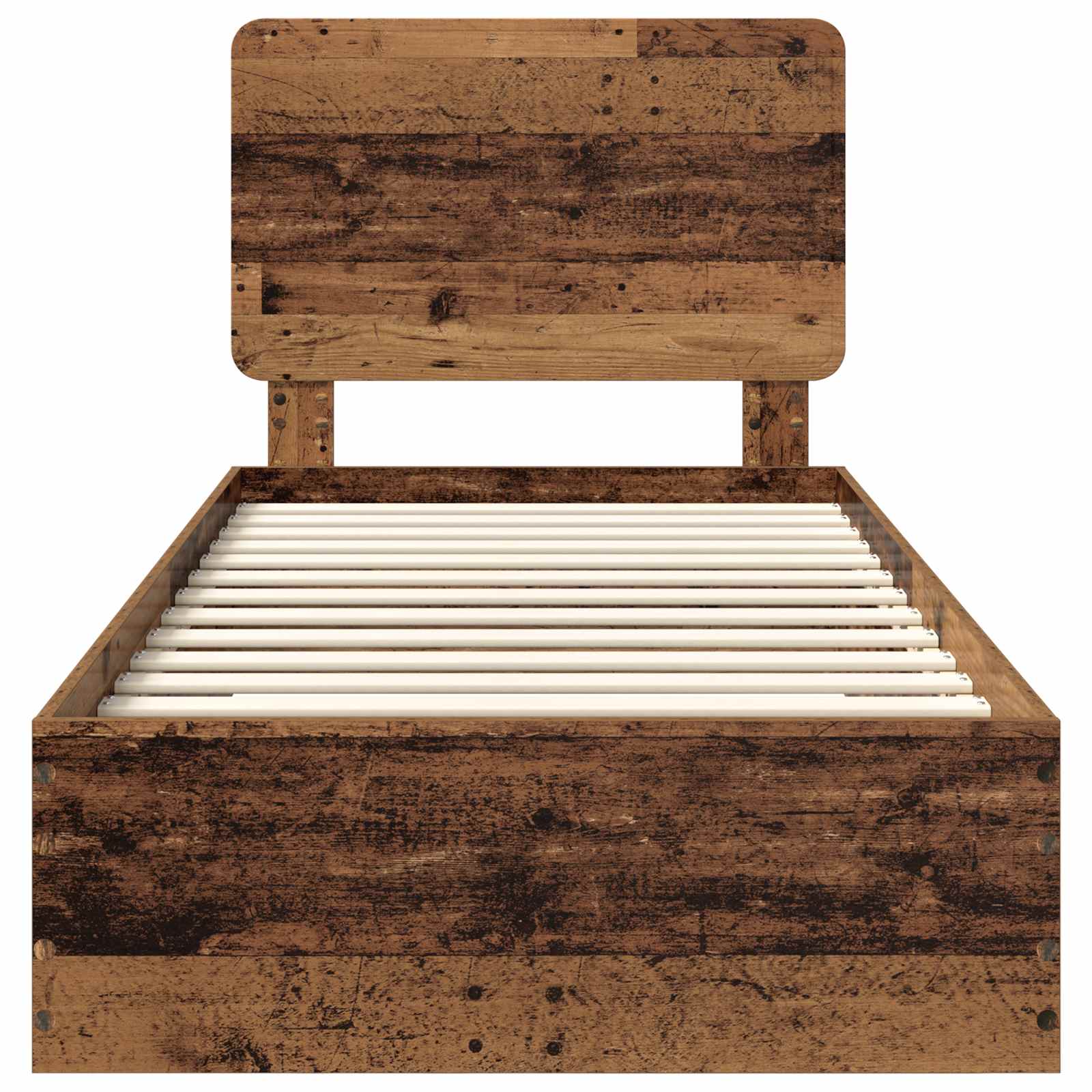 Struttura del letto Legno vecchio 90 x 200 cm Legno multistrato | homemem39