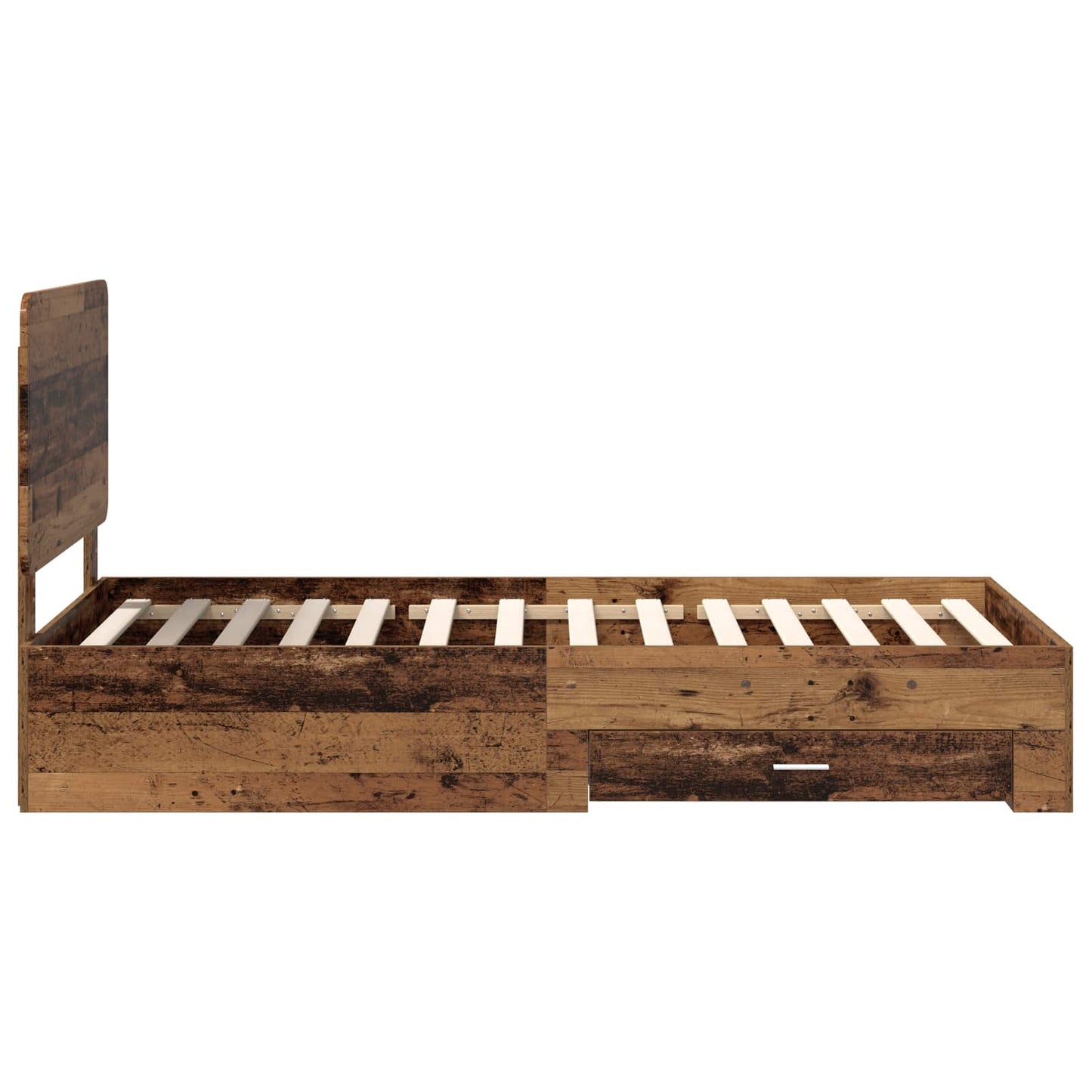 Struttura del letto Legno vecchio 90 x 200 cm Legno multistrato | homemem39