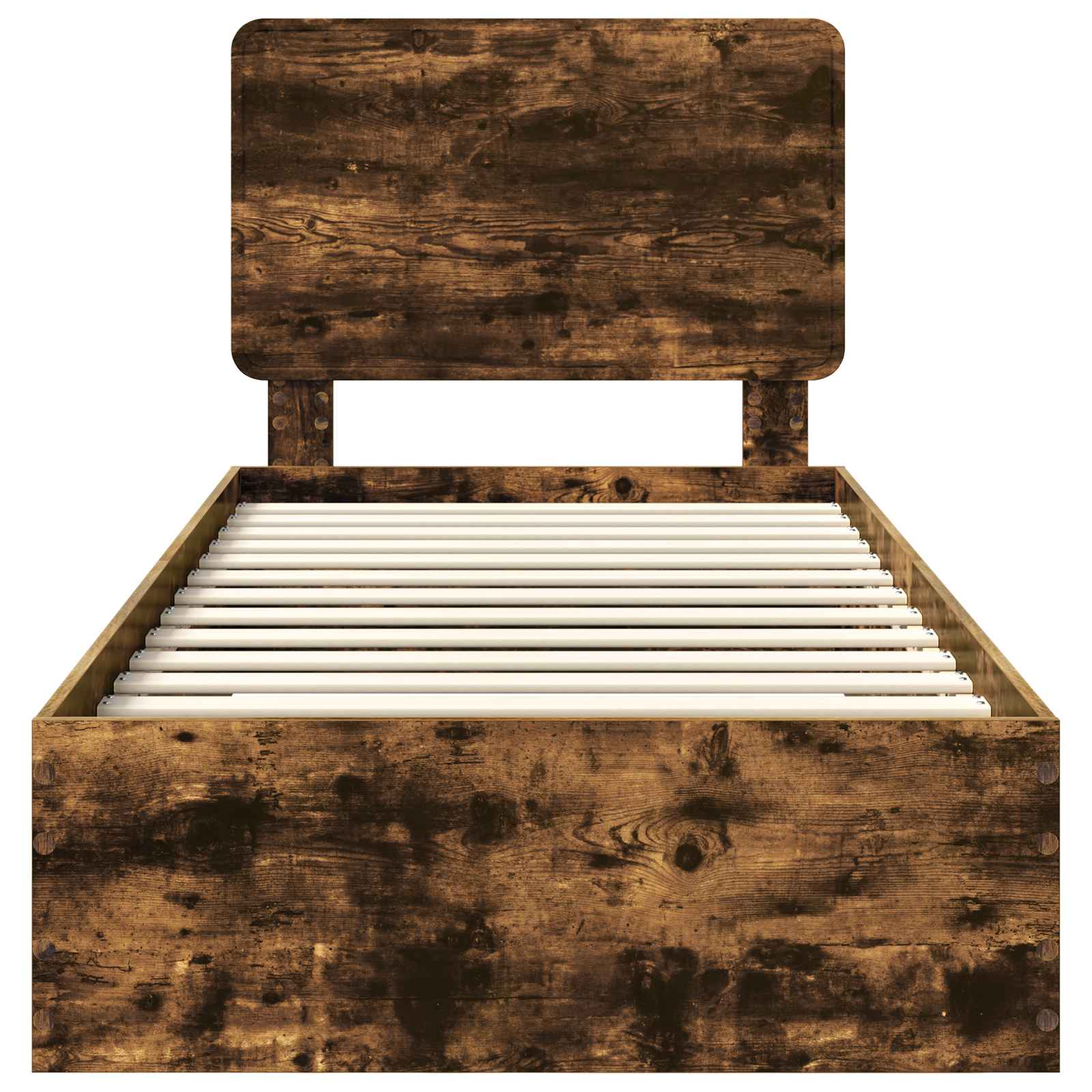 Struttura del letto Rovere fumé 90 x 190 cm Legno multistrato | homemem39