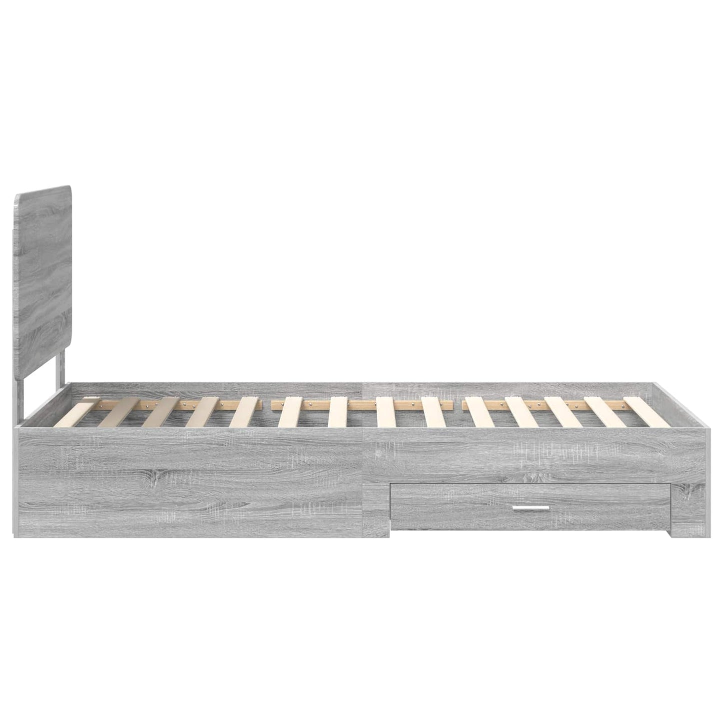 Struttura del letto Grigio Sonoma 75 x 190 cm Legno multistrato | homemem39