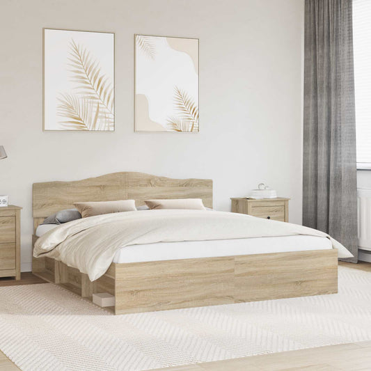 Struttura del letto Sonoma 180 x 200 cm Pino massello | homemem39