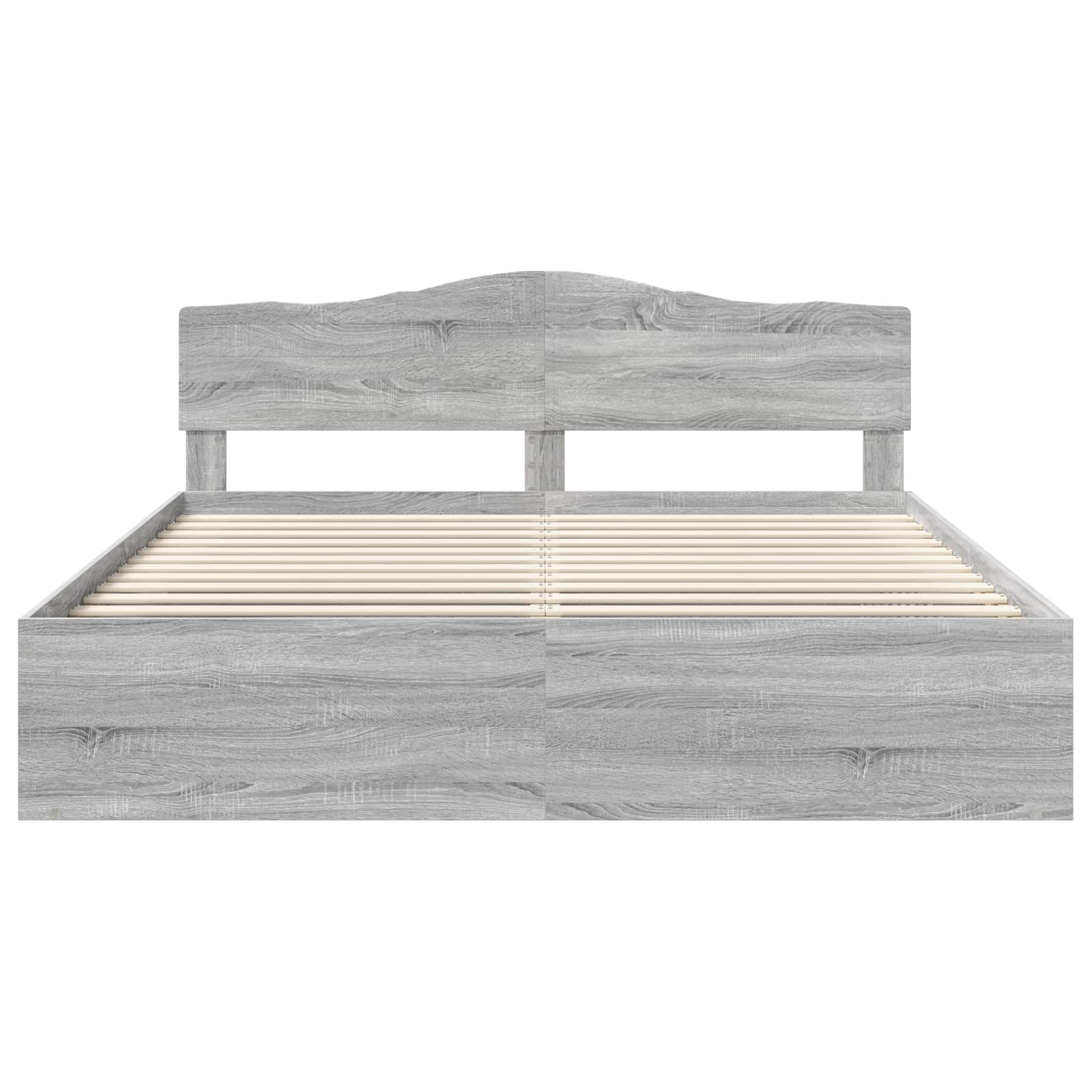 Struttura del letto Grigio Sonoma 180 x 200 cm Pino massello | homemem39