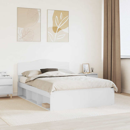 Struttura del letto Bianco 160 x 200 cm Pino massello | homemem39