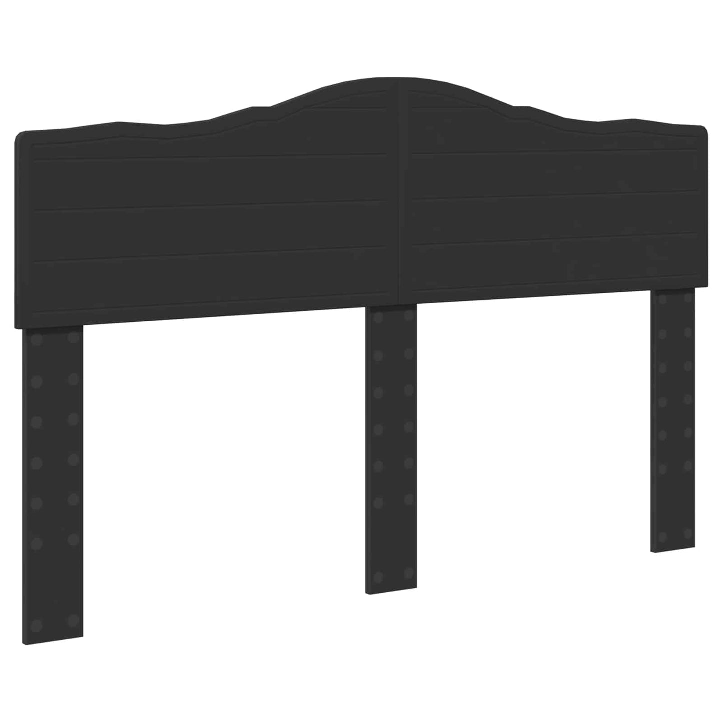Struttura del letto Nero 150 x 200 cm Pino massello | homemem39