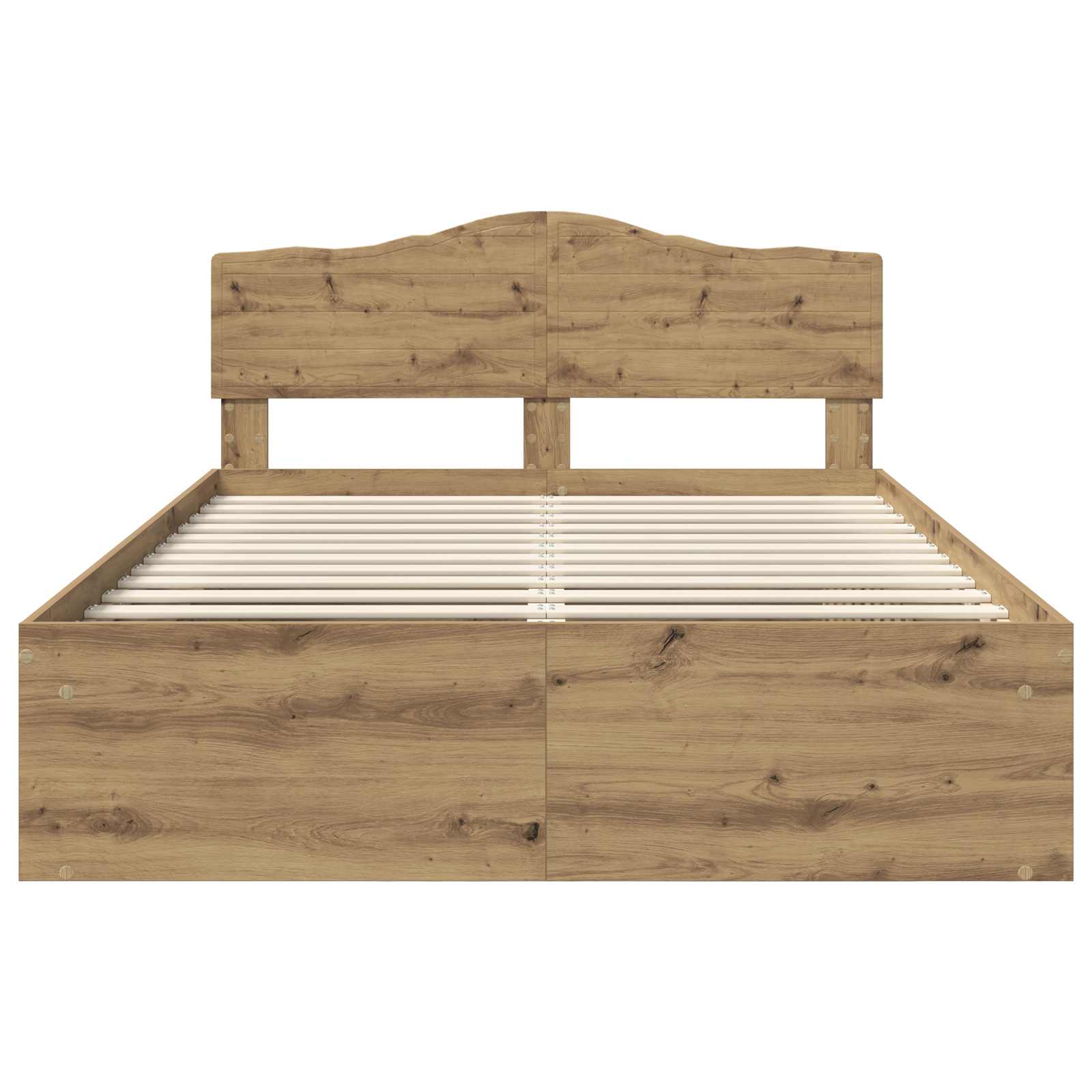 Struttura del letto Rovere Artigianale 150 x 200 cm | homemem39