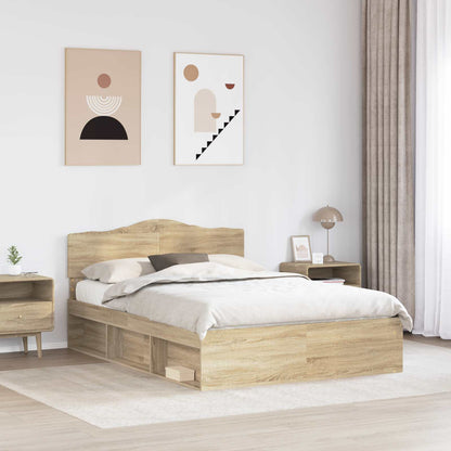 Struttura del letto Sonoma 140 x 190 cm Pino massello | homemem39