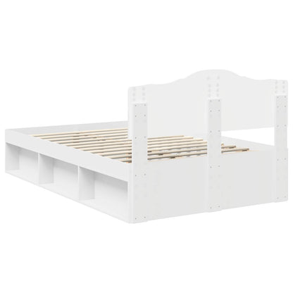 Struttura del letto Bianco 120 x 200 cm Pino massello | homemem39