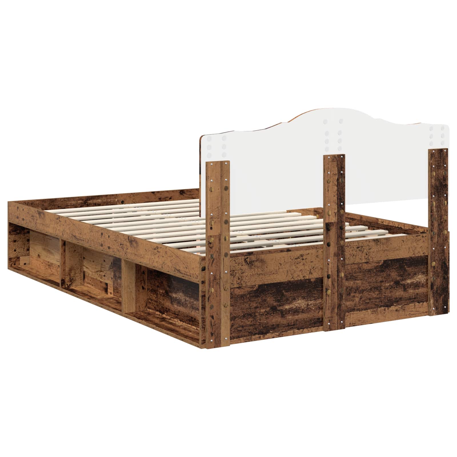 Struttura del letto Legno vecchio 120 x 200 cm Pino massello | homemem39