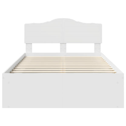 Struttura del letto Bianco 120 x 190 cm Pino massello | homemem39