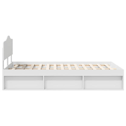 Struttura del letto Bianco 120 x 190 cm Pino massello | homemem39