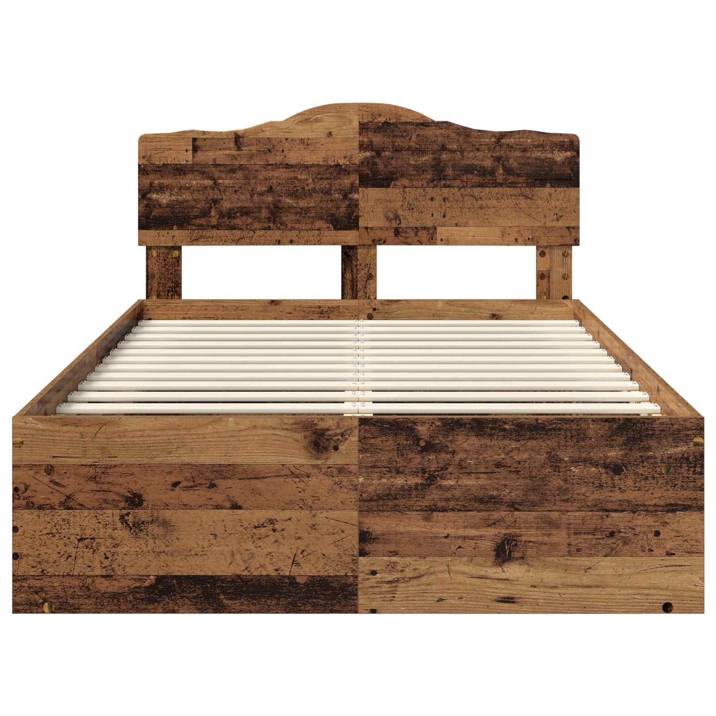 Struttura del letto Legno vecchio 120 x 190 cm Pino massello | homemem39