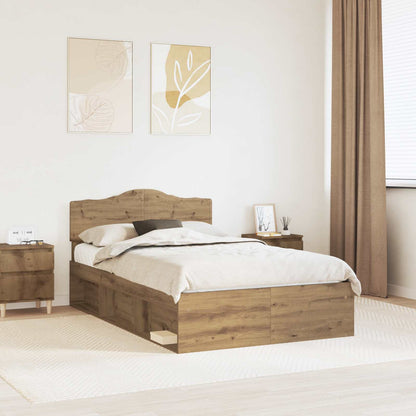 Struttura del letto Rovere Artigianale 120 x 190 cm | homemem39