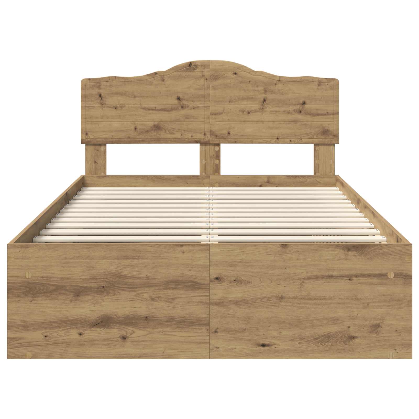 Struttura del letto Rovere Artigianale 120 x 190 cm | homemem39
