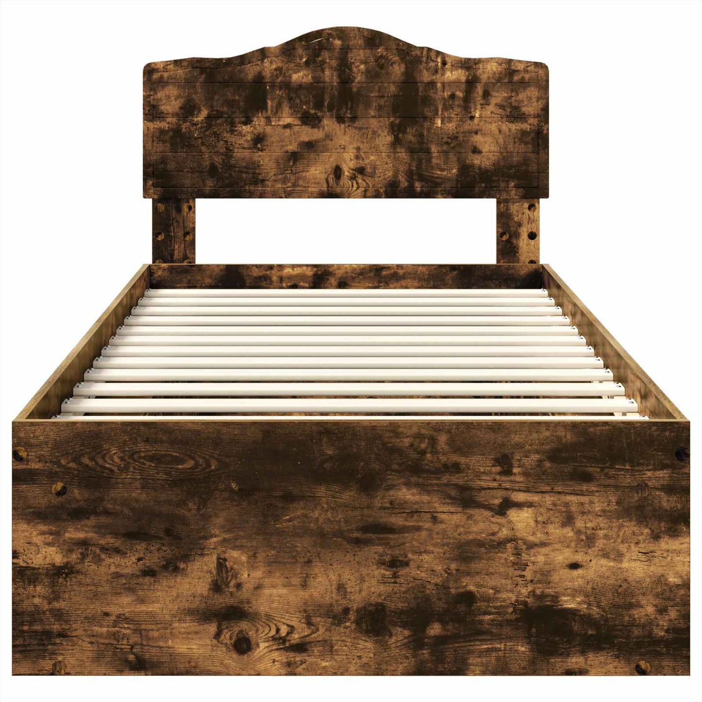 Struttura del letto Rovere fumé 90 x 200 cm Pino massello | homemem39