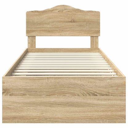 Struttura del letto Sonoma 90 x 190 cm Pino massello | homemem39