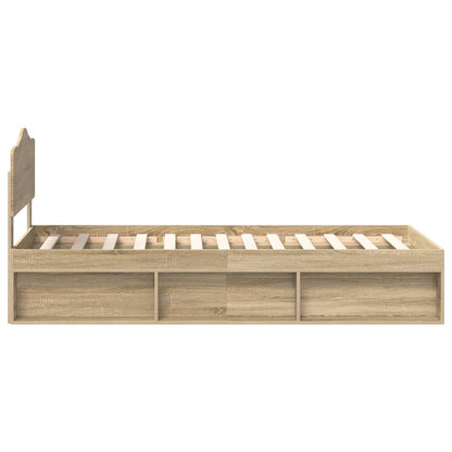 Struttura del letto Sonoma 90 x 190 cm Pino massello | homemem39