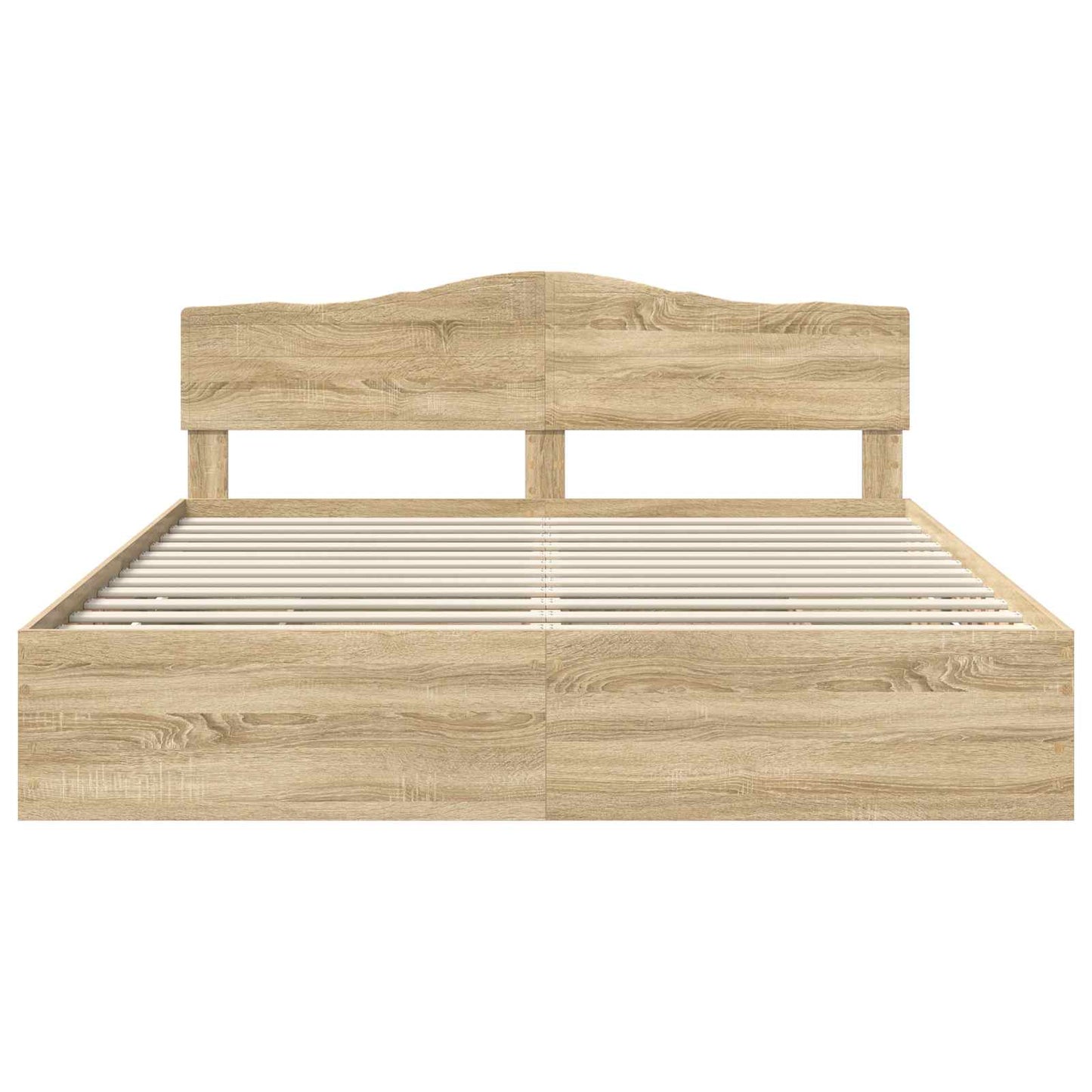 Struttura del letto con cassetto Rovere Sonoma 200 x 200 cm | homemem39