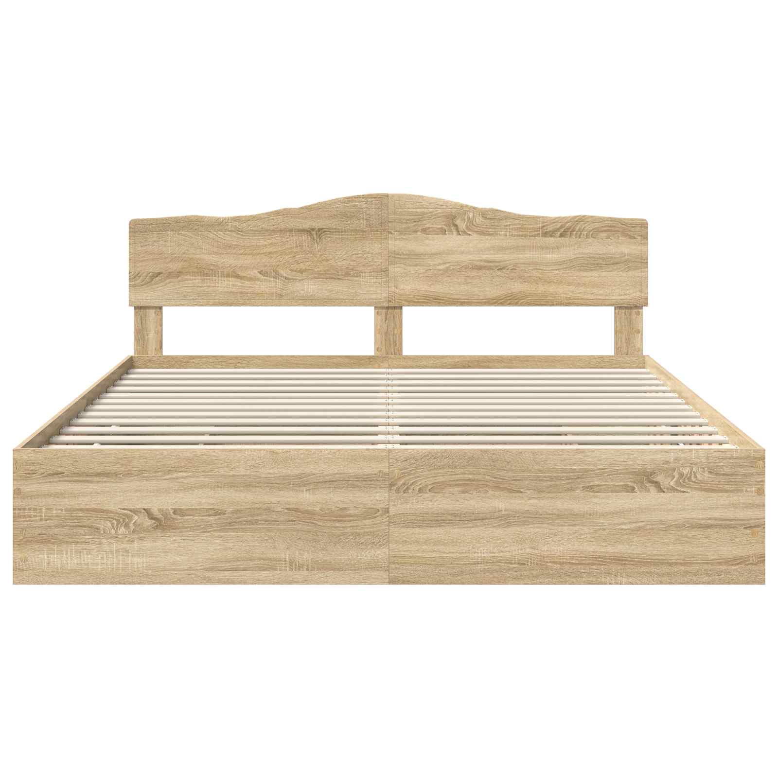 Struttura del letto con cassetto Rovere Sonoma 200 x 200 cm | homemem39