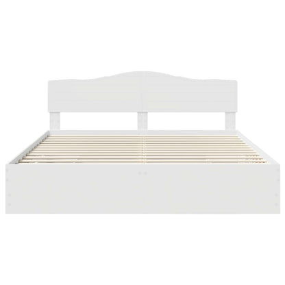 Struttura del letto Bianco 180 x 200 cm Legno Ingegnerizzato