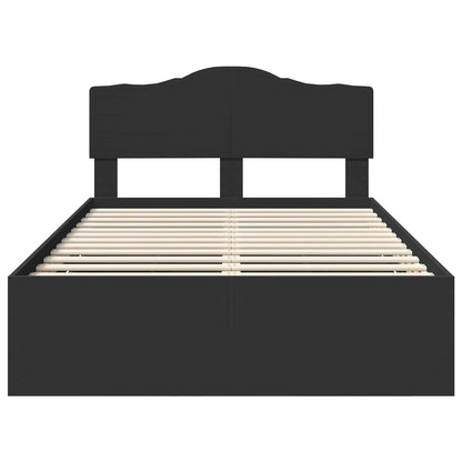 Struttura del letto Nero 120 x 200 cm Legno Ingegnerizzato