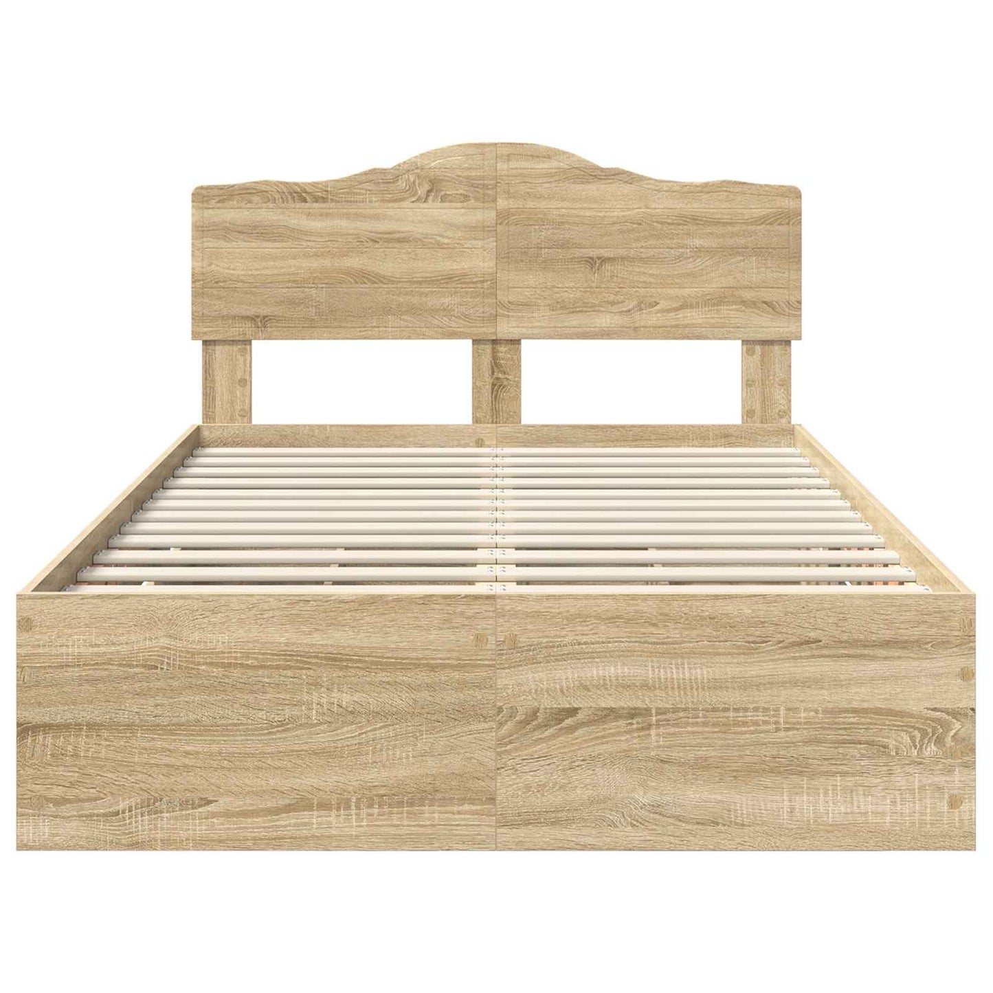 Struttura del letto con cassetto Rovere Sonoma 120 x 190 cm | homemem39