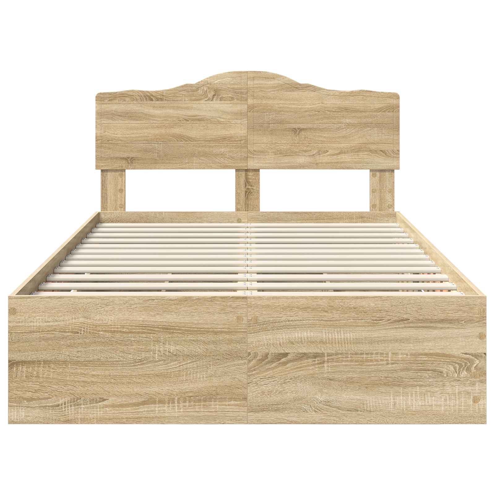 Struttura del letto con cassetto Rovere Sonoma 120 x 190 cm | homemem39