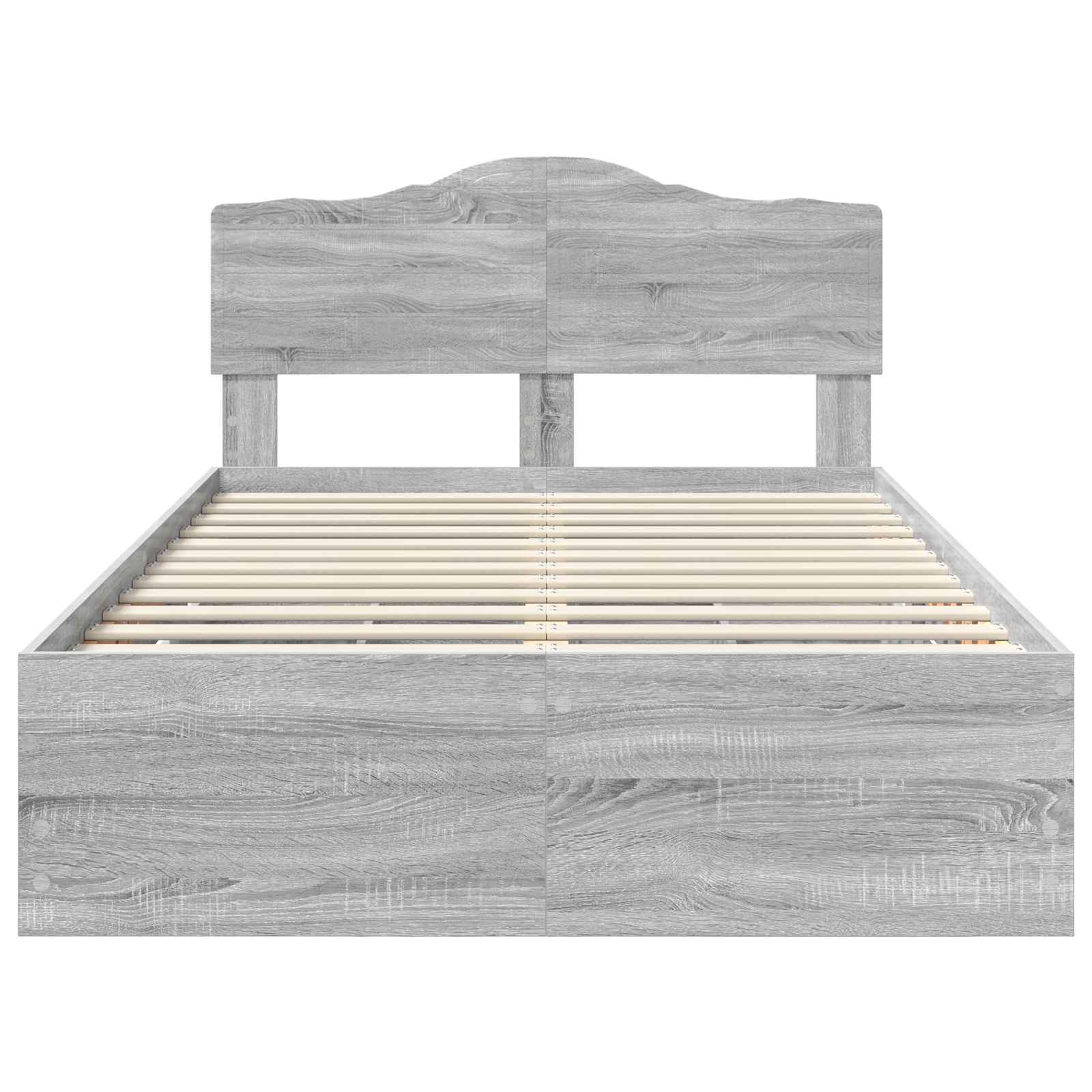 Struttura del letto con cassetto Grigio Sonoma 120 x 190 cm | homemem39