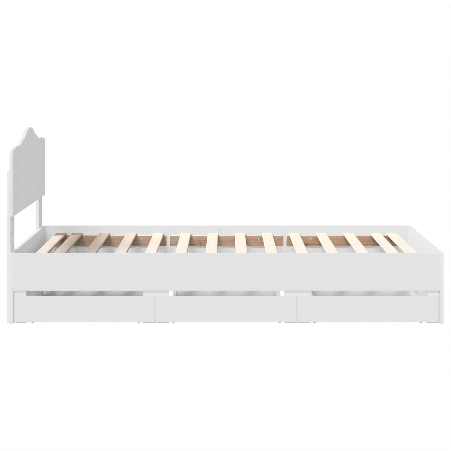 Struttura del letto Bianco 90 x 190 cm Legno Ingegnerizzato