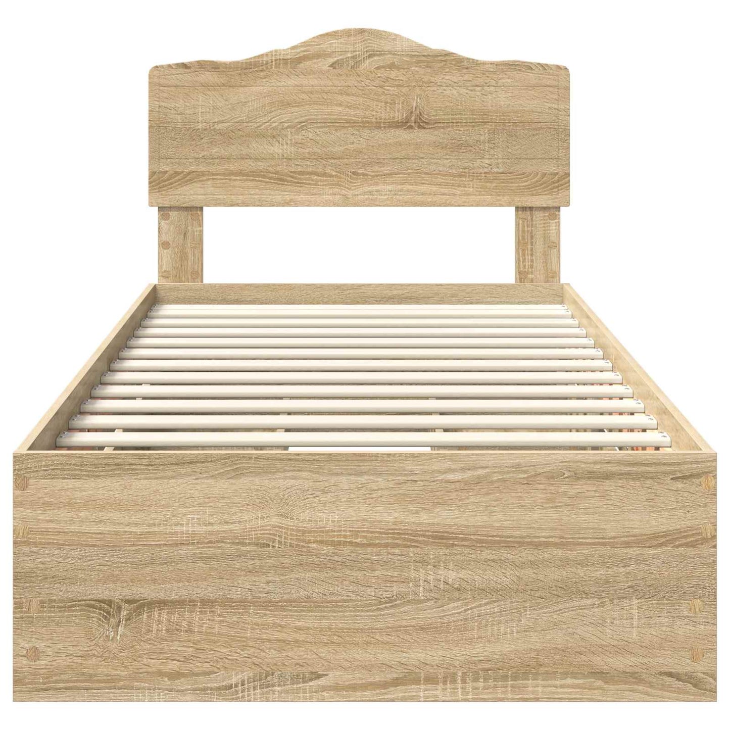Struttura del letto con cassetto Rovere Sonoma 75 x 190 cm