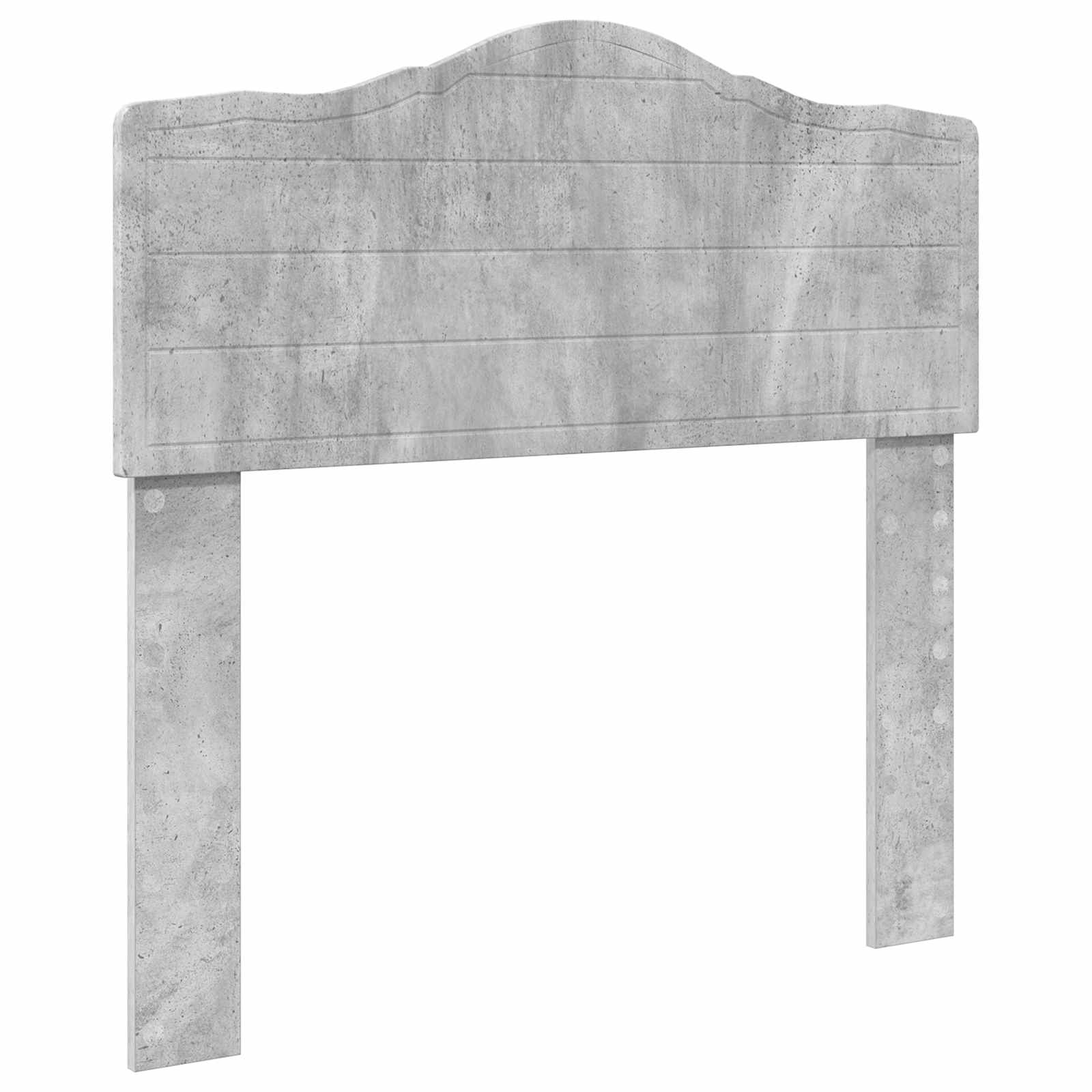 Letto con Contenitore con testiera Grigio cemento 70 x 190 cm | homemem39