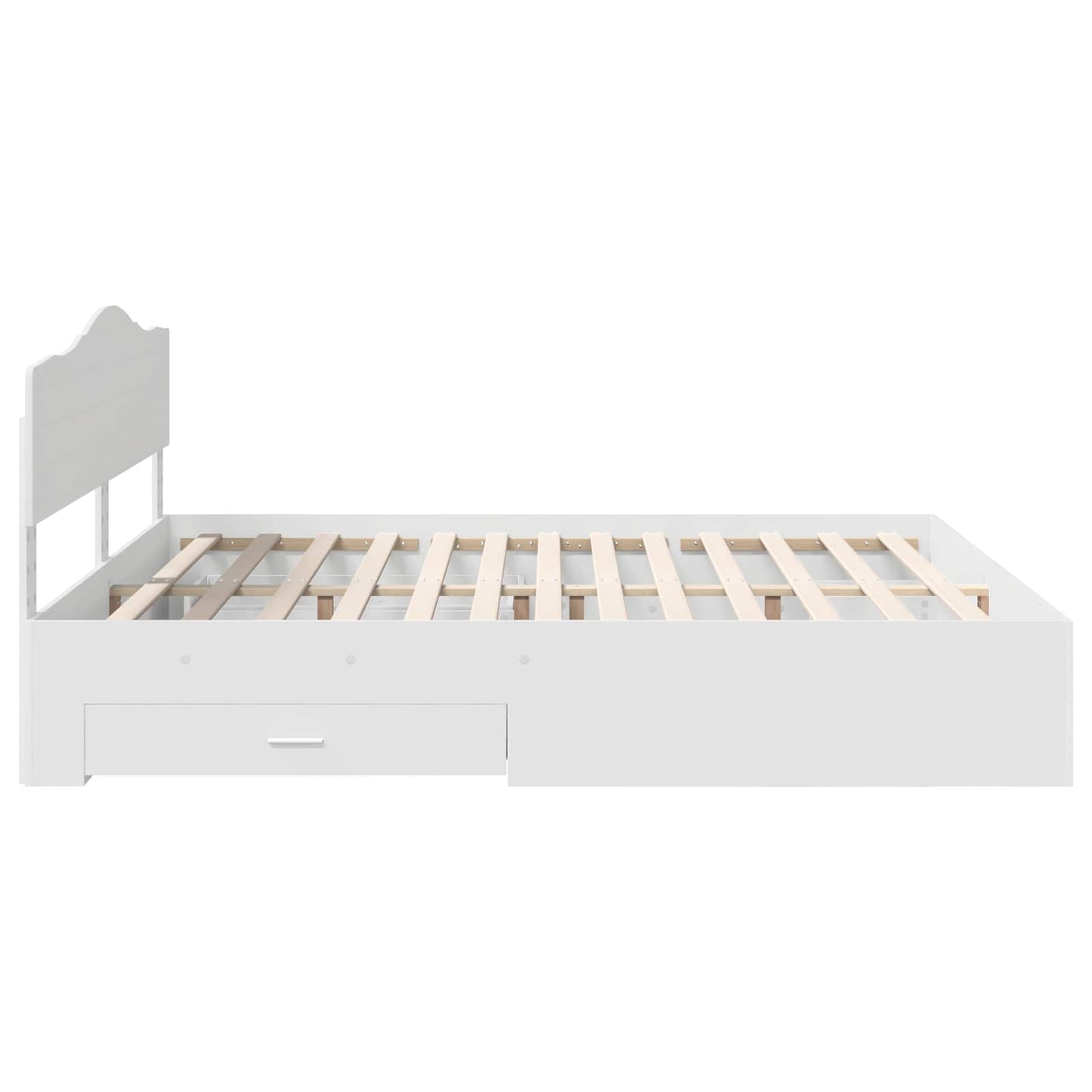 Struttura del letto Bianco 180 x 200 cm Legno multistrato | homemem39