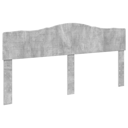 Struttura del letto con testiera Grigio cemento 180 x 200 cm | homemem39