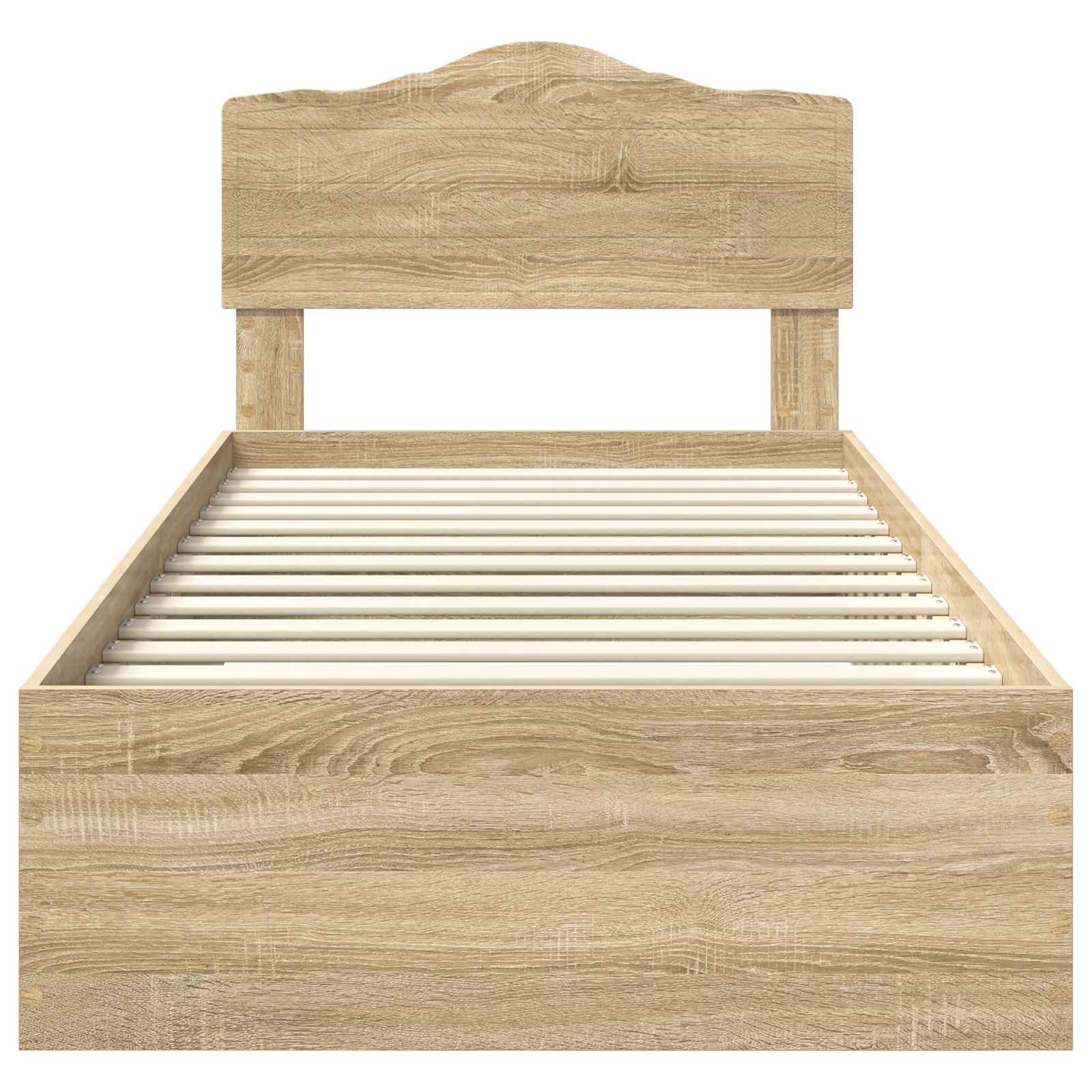 Struttura del letto con cassetto Rovere Sonoma 90 x 200 cm - homemem39