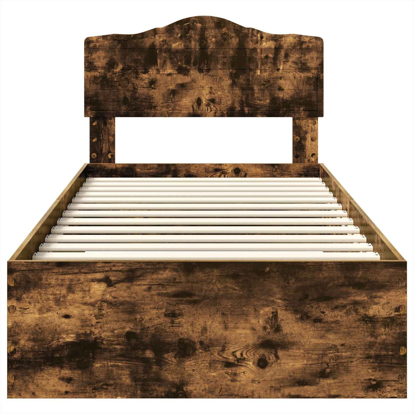 Struttura del letto Rovere fumé 70 x 190 cm Legno multistrato | homemem39
