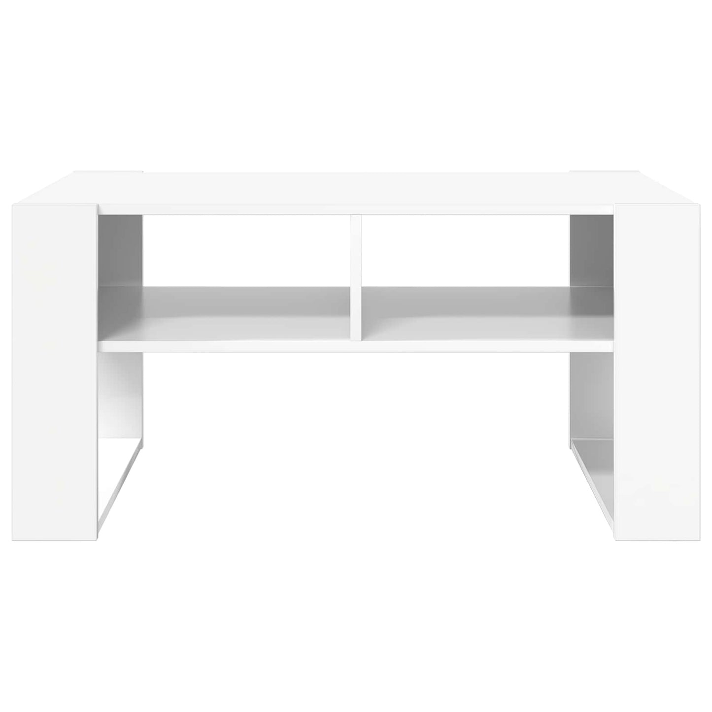 Tavolino da salotto Bianco 92 x 53 x 45 cm Legno multistrato | homemem39