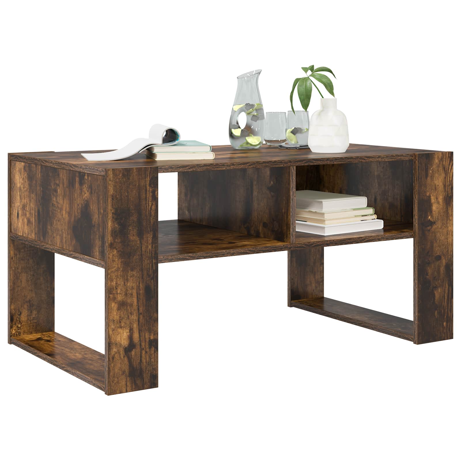 Tavolino da salotto Rovere fumé 92 x 53 x 45 cm | homemem39