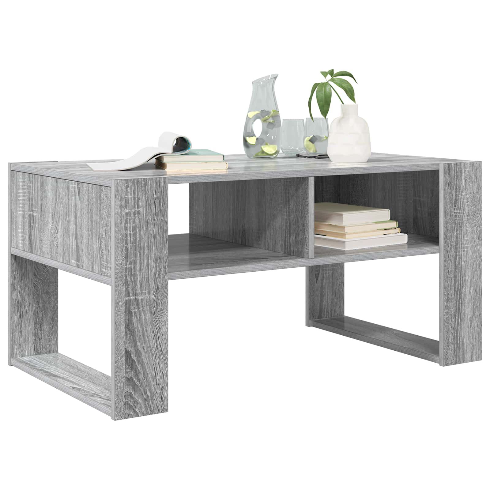 Tavolino da salotto Grigio Sonoma 92 x 53 x 45 cm | homemem39