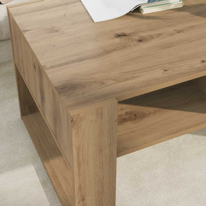 Tavolino da salotto Rovere artigianale 92 x 53 x 45 cm