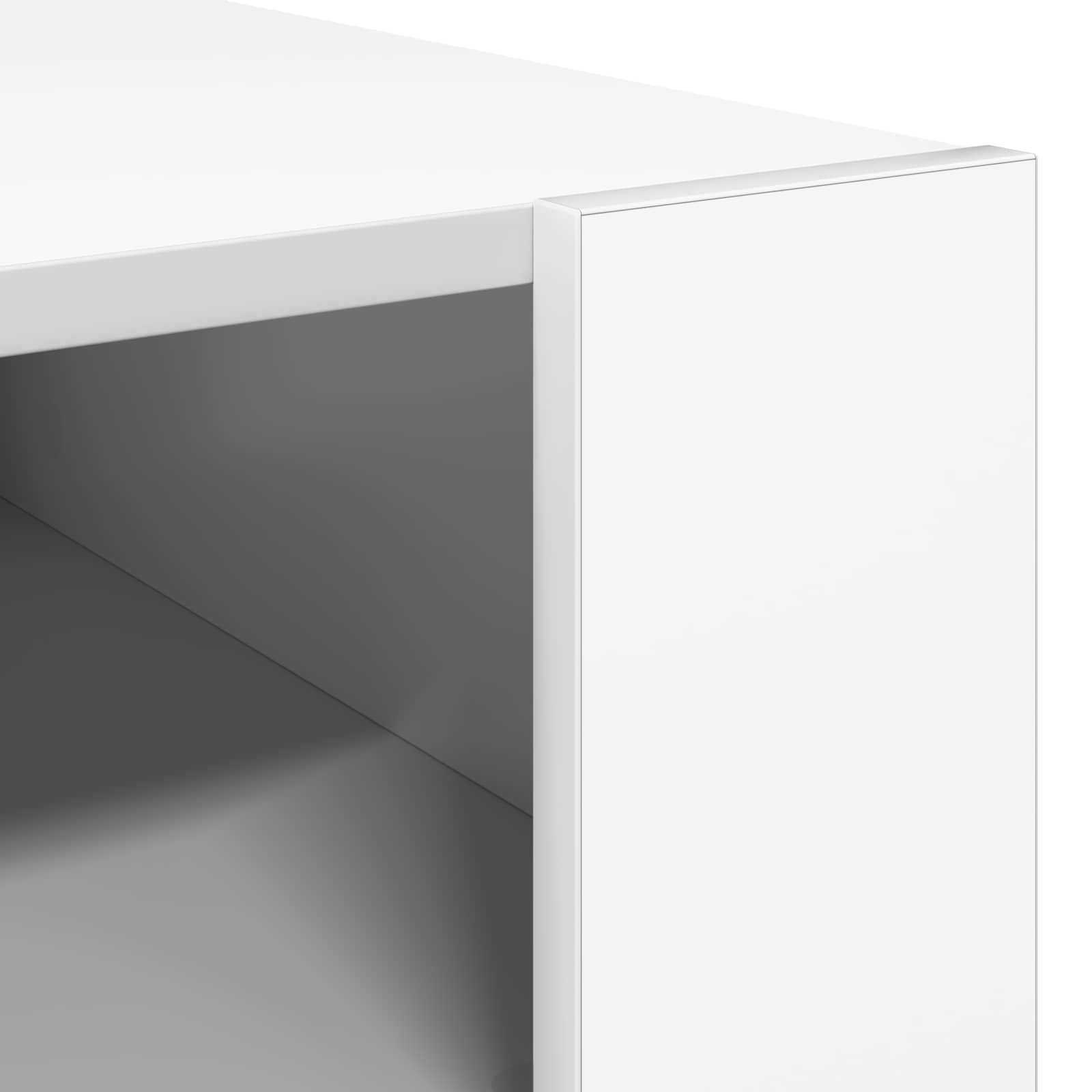 Tavolino da salotto Bianco 66 x 53 x 45 cm Legno multistrato | homemem39
