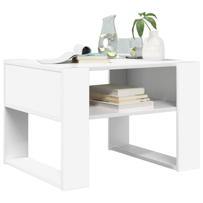 Tavolino da salotto Bianco 66 x 53 x 45 cm Legno multistrato | homemem39