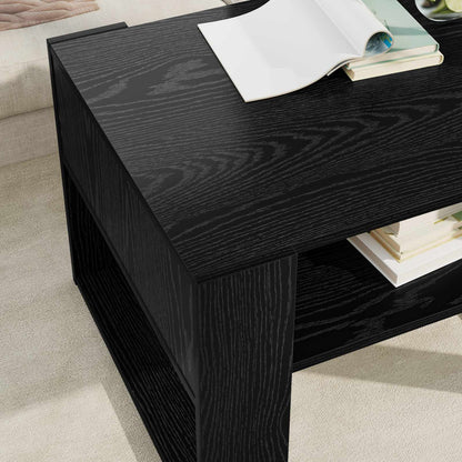 Tavolino da salotto Rovere Nero 66 x 53 x 45 cm | homemem39