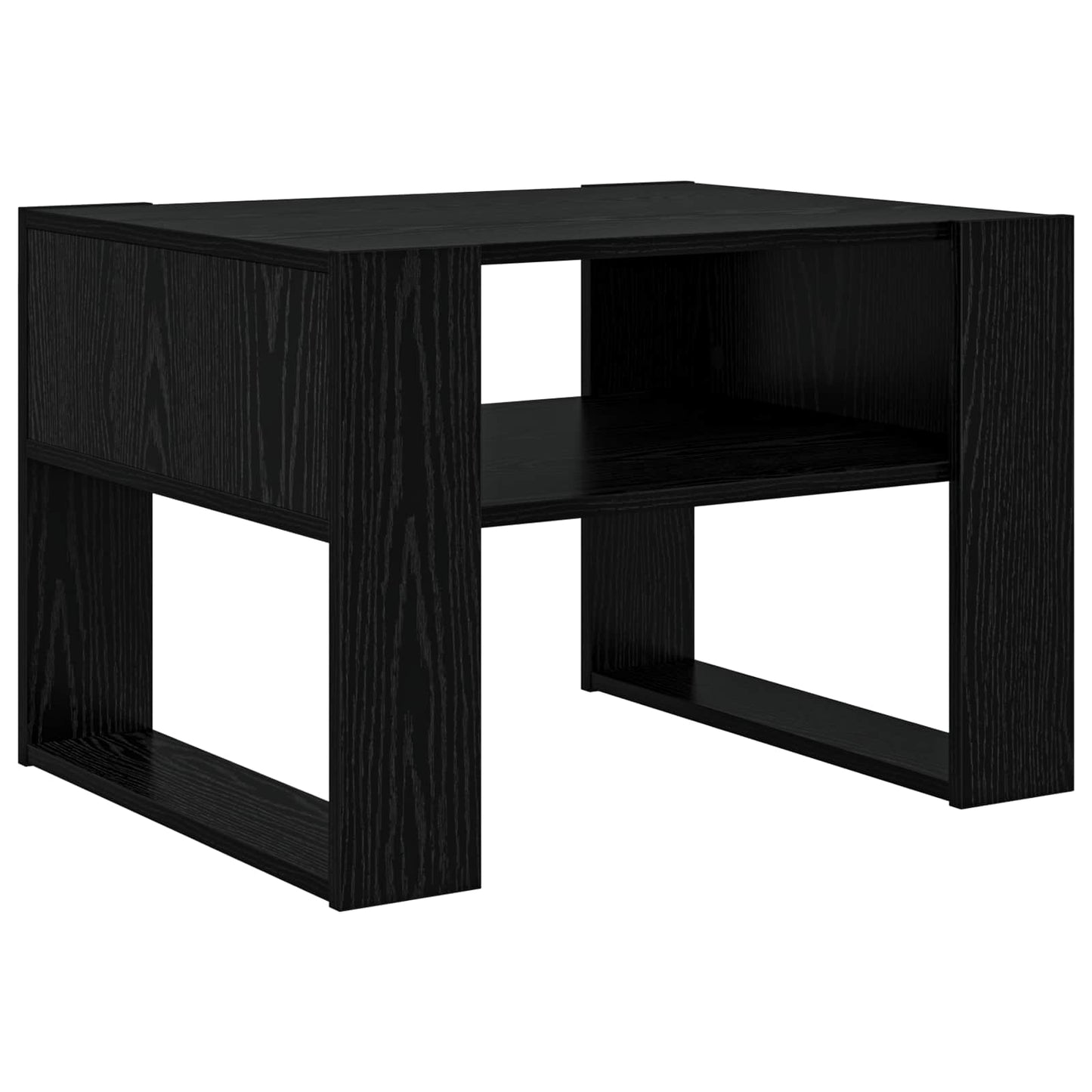 Tavolino da salotto Rovere Nero 66 x 53 x 45 cm | homemem39