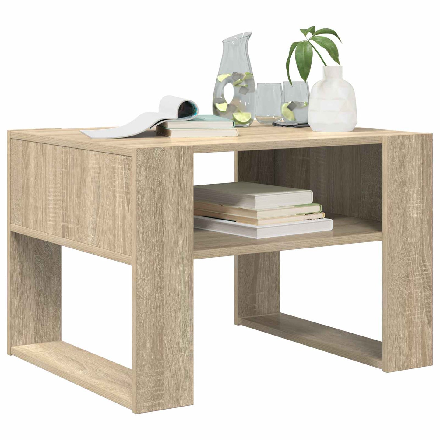 Tavolino da salotto Rovere Sonoma 66 x 53 x 45 cm | homemem39
